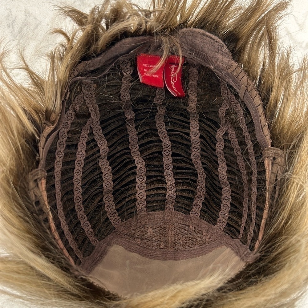 Jon Renau Modacrylic Nature Blend Wig Shag Layered Short Highlights Wig - Picture 6 of 9